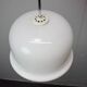 Large vintage opaline glass pendant lamp, Prague, Czechoslovakia, late 1970s.