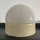 Vintage 1970s opaline glass globe wall sconce