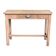 Art Deco farmhouse table made of raw wood.