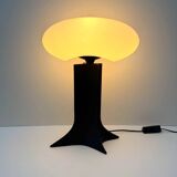 "mikos" lamp by diego chilo for sirrah in plastic and opaline, 1992