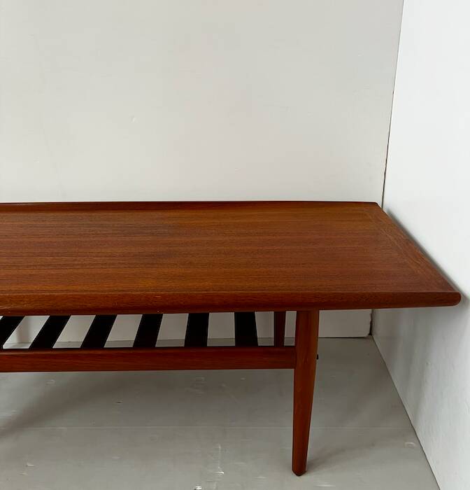 Danish teak coffee table by Grete Jalk