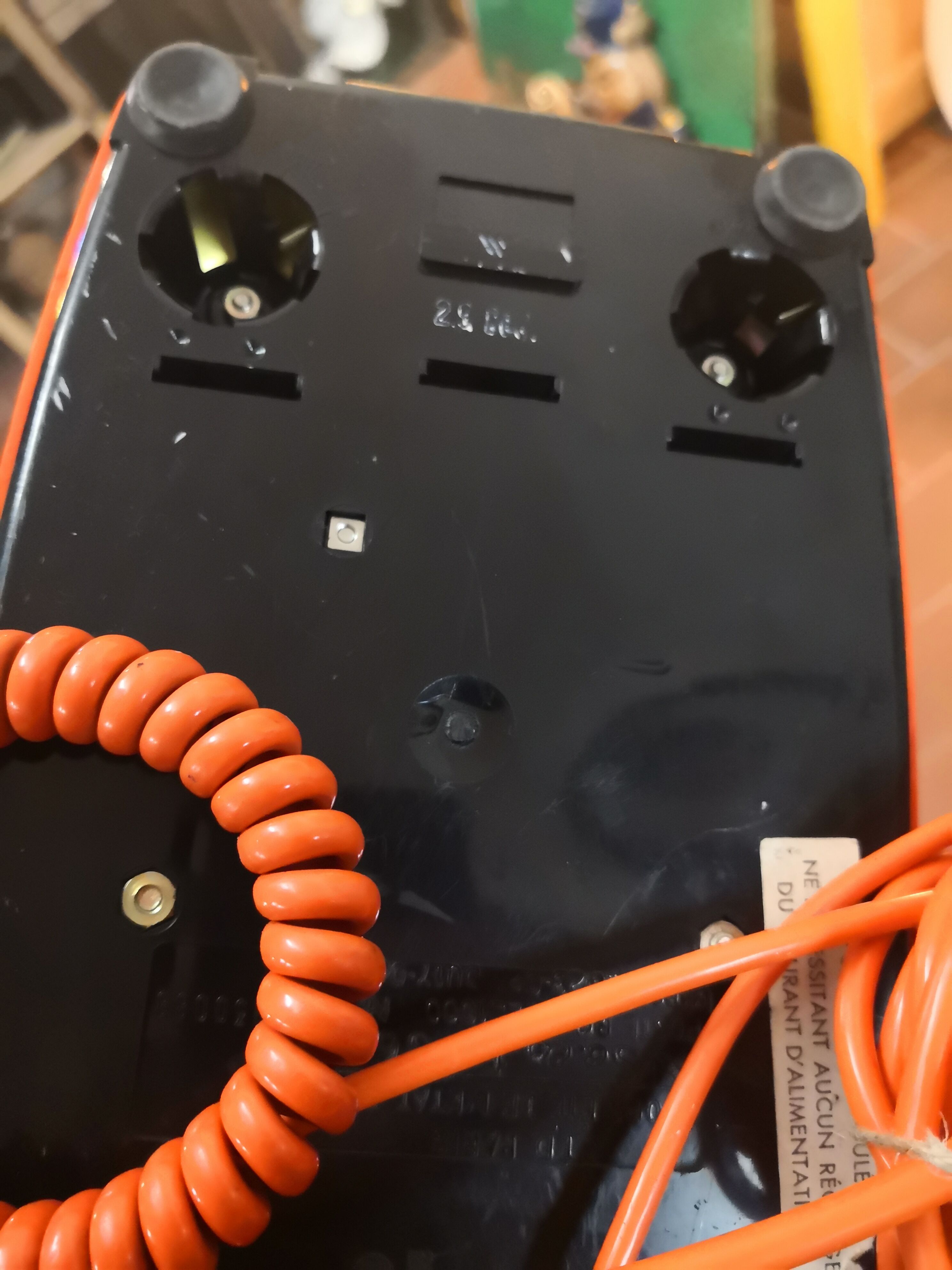 Vintage orange phone S63