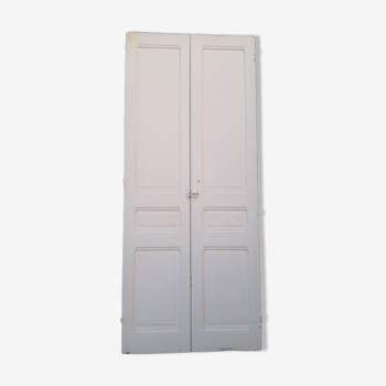 Pair of doors 218,5x92,5cm old closet