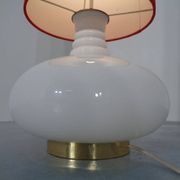 Floor lamp with illuminated glass stand from Doria Leuchten, 1960s.