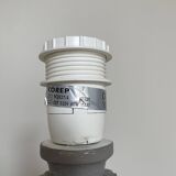 Shabby chic grey table lamp
