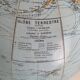 Vintage 1960 terrestrial globe by Girard Barrère - 33 cm