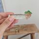 Lot de porte-couteau vintage en verre