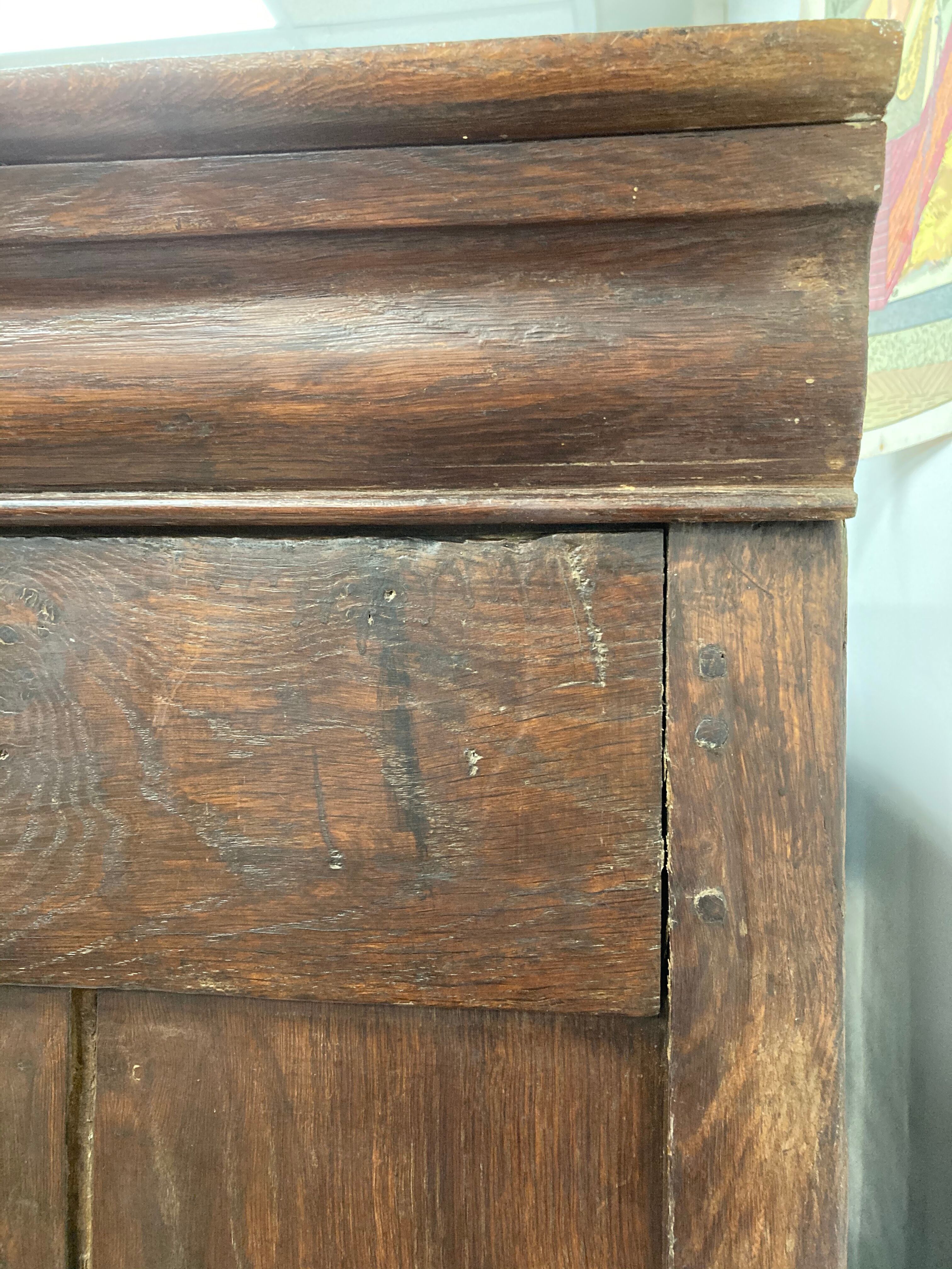 Solid oak cabinet
