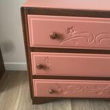Art Deco chest of drawers and terracotta