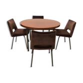 Oval dining table by Georges Frydman published by E.F.A 1965.