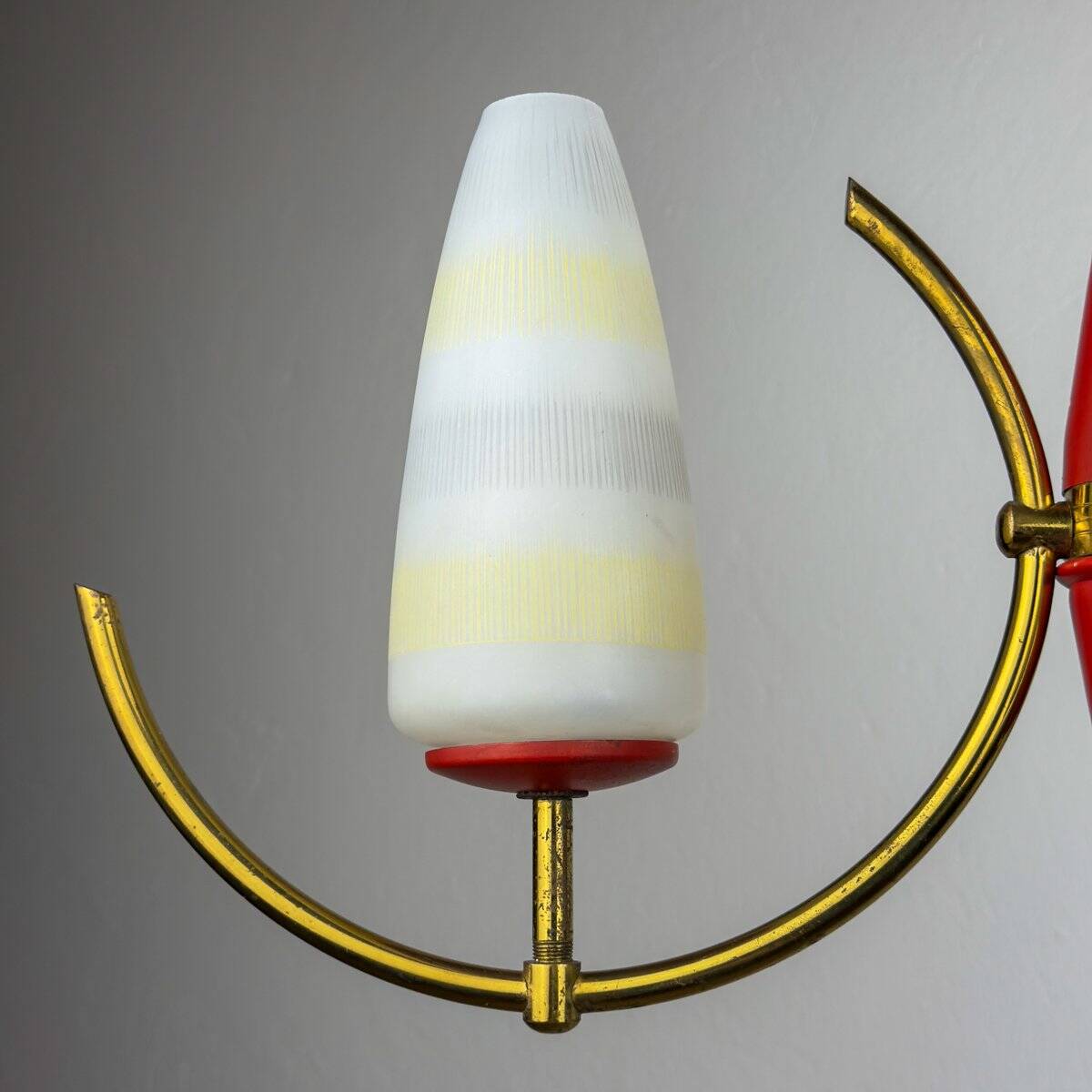 Mid-century chandelier by Stilnovo, Italy, 1940s-1950s.