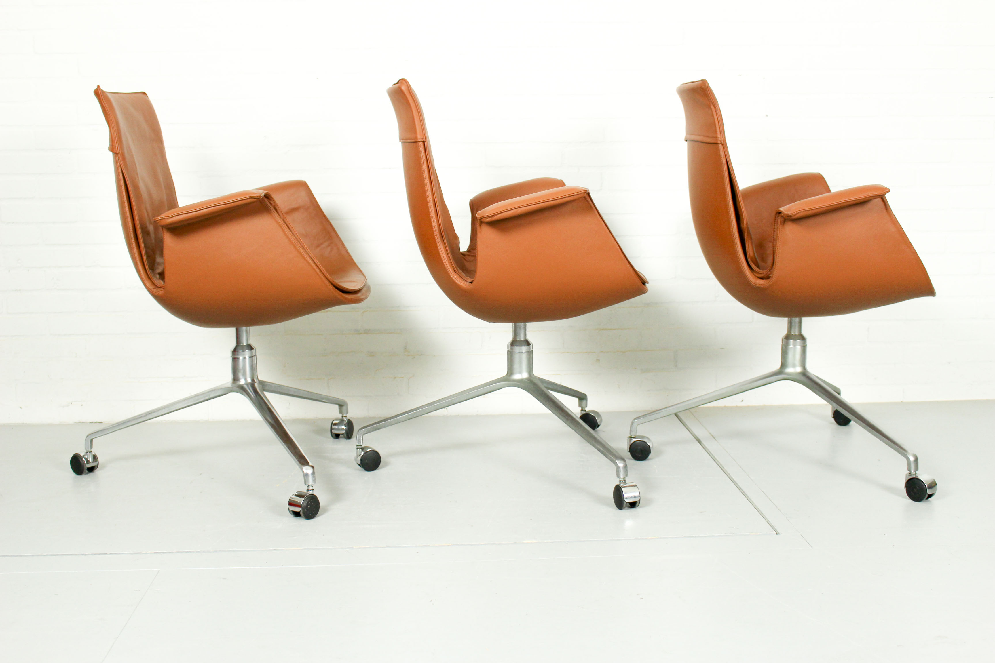 Bird chair kill for Preben Fabricius by Jorgen Kastholm, 1964