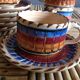 5 cups coffee cups in ceramics