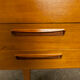 Danish Scandinavian wardrobe signed Sven Ellekaer 1960 3 doors 2 drawers with mounting plan