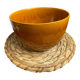 Glazed ceramic salad bowl