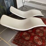 Duo sunbeds vintage 60s