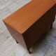 Two-door teak storage unit from the 1960s