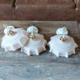 Vintage pink pendant light