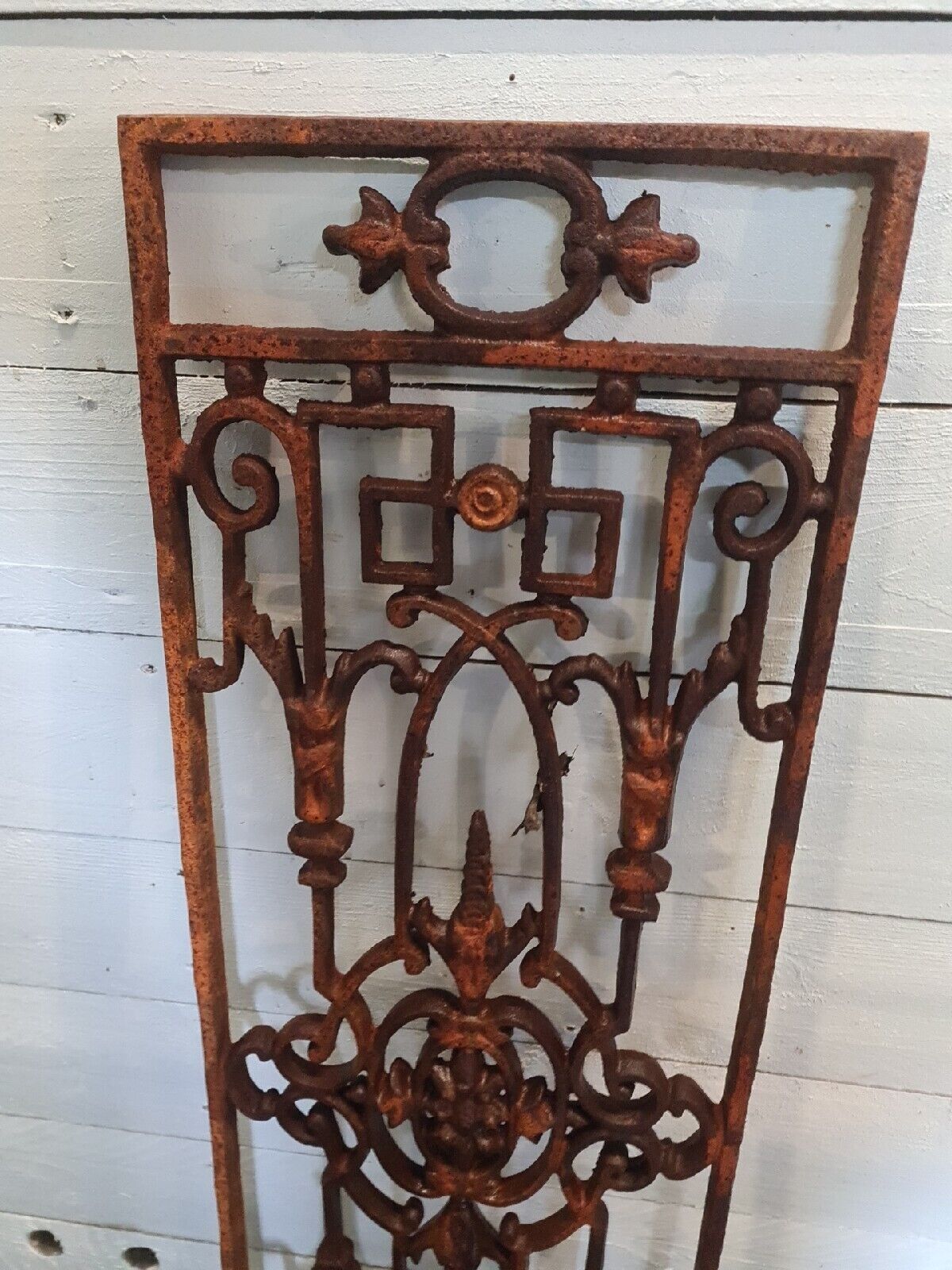 Cast iron door grille