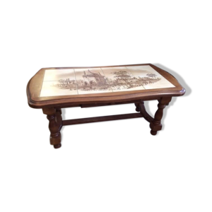 Table basse en bois et