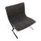 Luar lounge chair, black, by Ross Littell for ICF de Padova, Italy, 1960s.