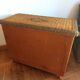 Commode en rotin vintage 1970