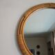 Vintage bamboo mirror 46cm