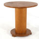 Art deco pedestal side table