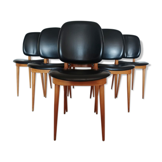 6 chaises modèle Pégase pour Baumann