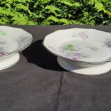 2 coupes montées en porcelaine