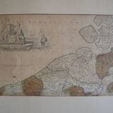 Map of the County of Flanders Belgium by Peter Schenck (1660 1718)