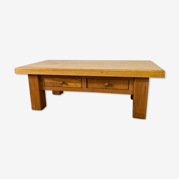 Table basse en bois massif