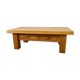 Solid wood coffee table