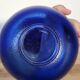 Set of eight ramekin bowls blue glass cups made in vintage France