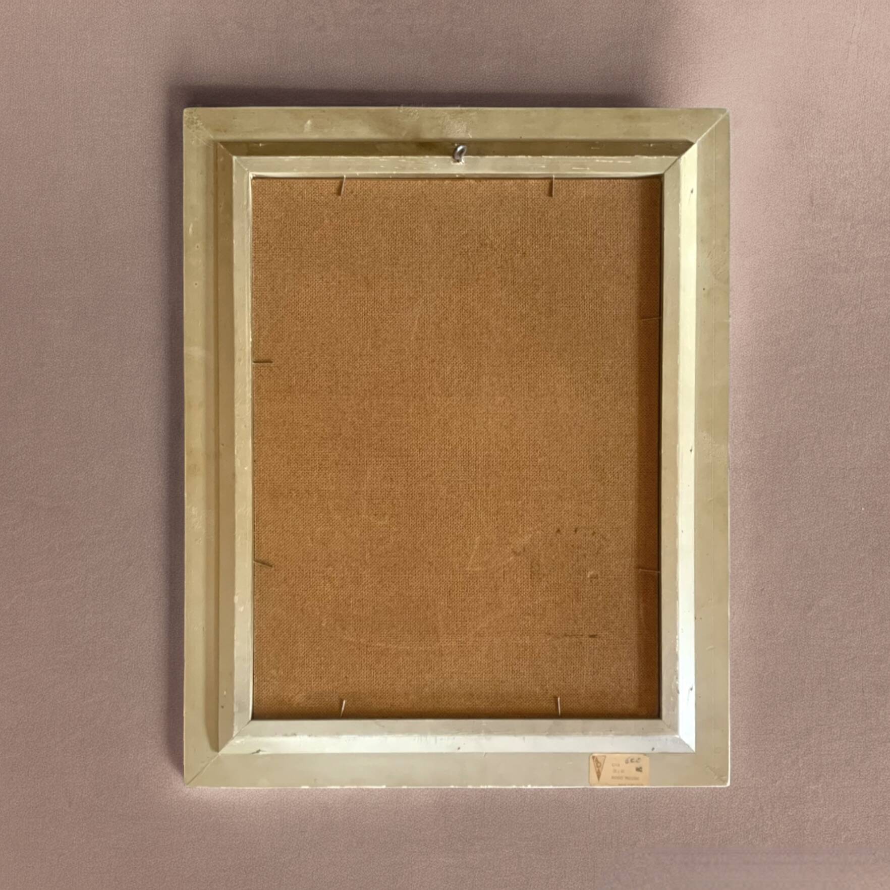 Old carved wooden wall frame