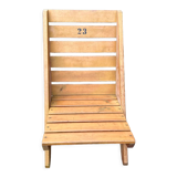 Wooden beach chair
