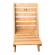 Wooden beach chair