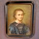 Portrait of a young woman from the Napoleonic III era.