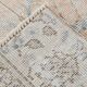 4x7 Tan Beige & Blue Floral Vintage Rug, 138x206Cm