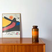 grand vase en céramique West Germany