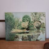 Country oil painting