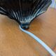 Vintage ceramic shell lamp