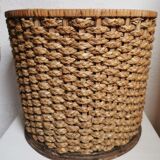 Vintage woven fiber basket