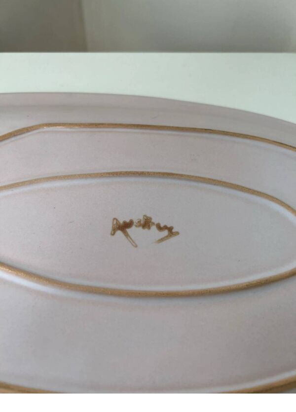 Plat zoomorphe poisson Jean Austruy Vallauris