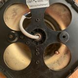 Suite of 4 vintage brass wall lamps, ceiling lights, by Motoko Ishii for Staff Leuchten 1970