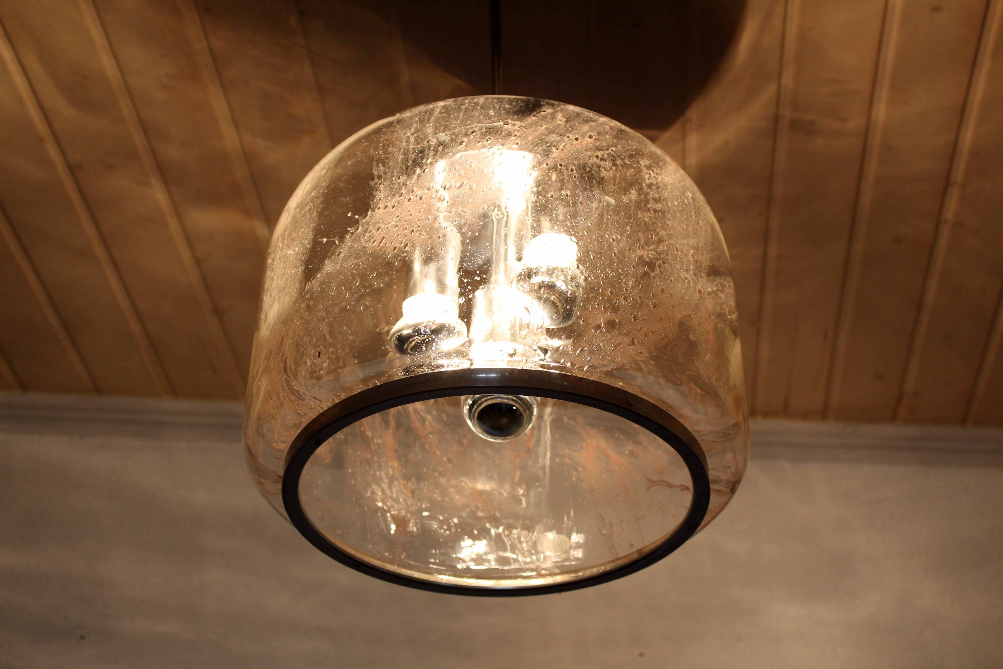 Murano glass pendant light 1970
