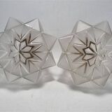 Pair of star wall lights
