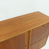Scandinavian Two Tone Teak Highboard 1960s