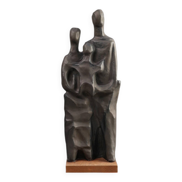 Sculpture en céramique par Elisabeth Vandewege pour Perignem, Belgique vers 1960