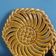 FPP Vallauris barbotine trivets, bottle coasters and knife holders